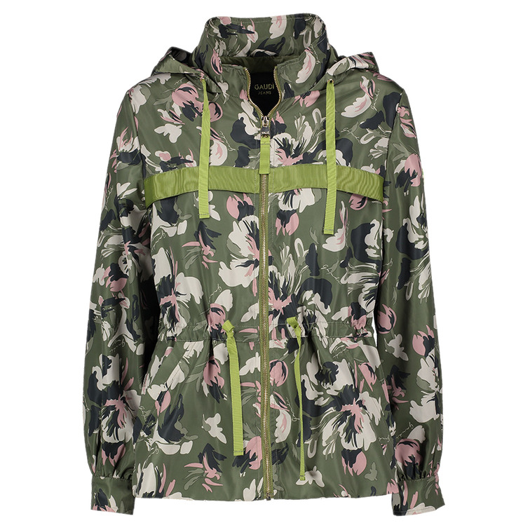 manteau femme  gaudi kway stampato m/l c/cappuccio