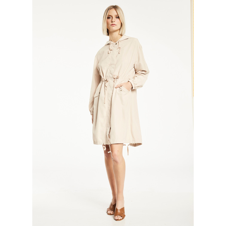 manteau femme  gaudi kway m/l c/cappuccio