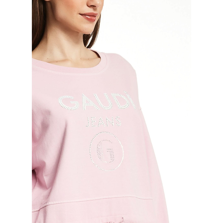 sweat-shirt femme  gaudi maglia di felpa girocollo