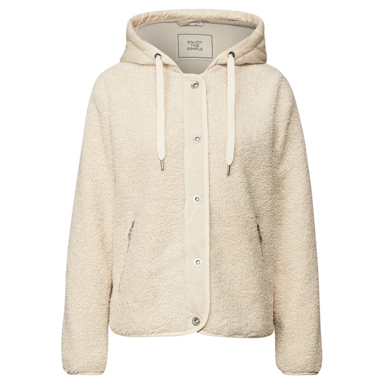 manteau femme  street teddy bomber mat mix jkt w. re