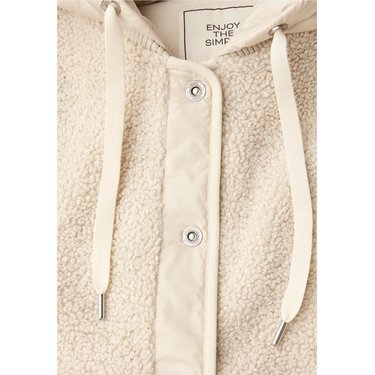 manteau femme  street teddy bomber mat mix jkt w. re