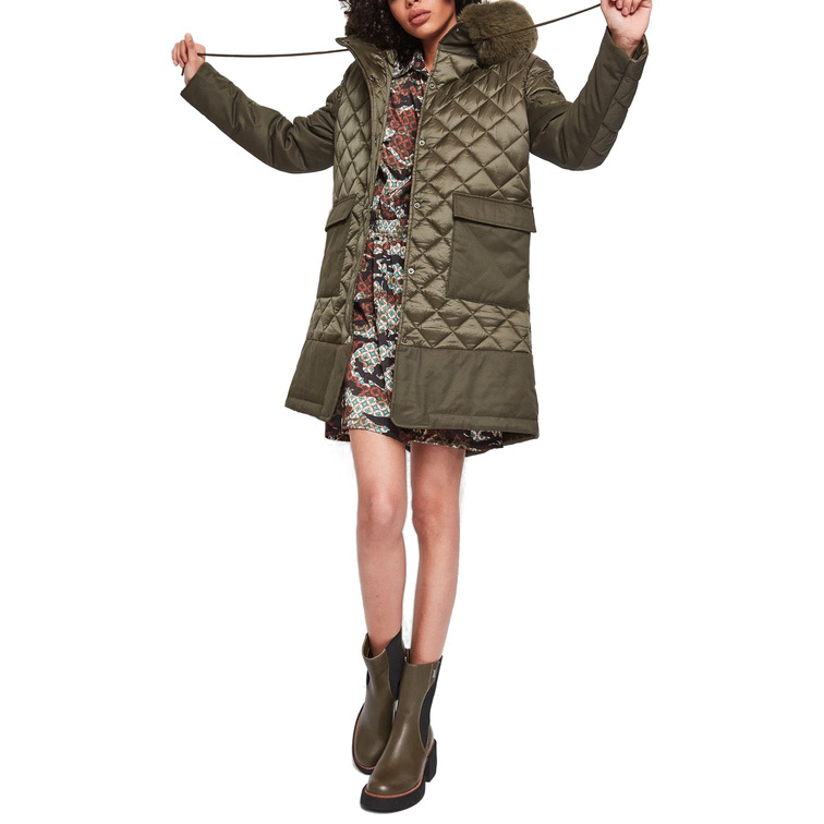 manteau femme  gaudi parka imbottito c/cappuccio
