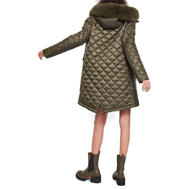 manteau femme  gaudi parka imbottito c/cappuccio