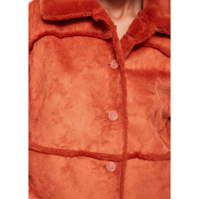 manteau femme  gaudi giubbotto in ecomontone