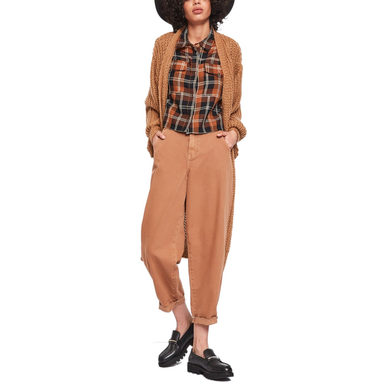 chemise femme  gaudi camicia cropped m/l