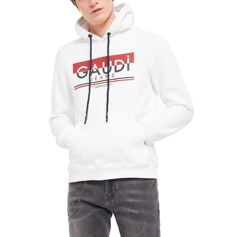 sweat-shirt homme  gaudi maglia di felpa cappuccio