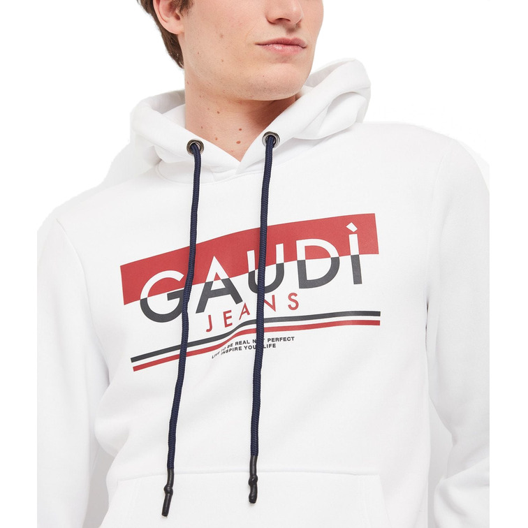 sweat-shirt homme  gaudi maglia di felpa cappuccio