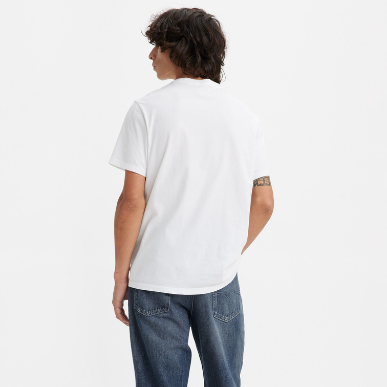 t-shirt homme  levi's graphic crewneck tee color bw