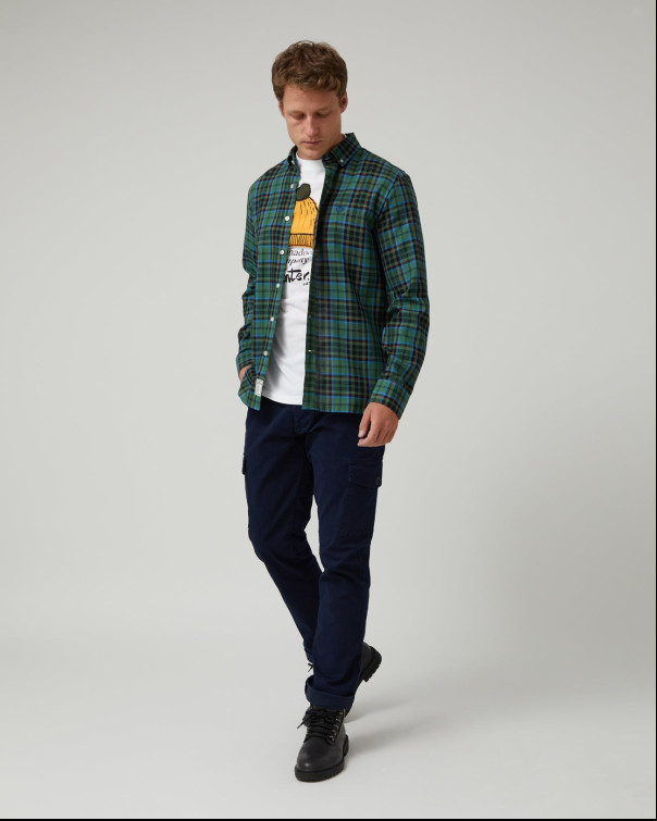 chemise homme  altonadock chemise verde