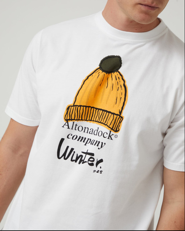 t-shirt homme  altonadock t-shirt blanco