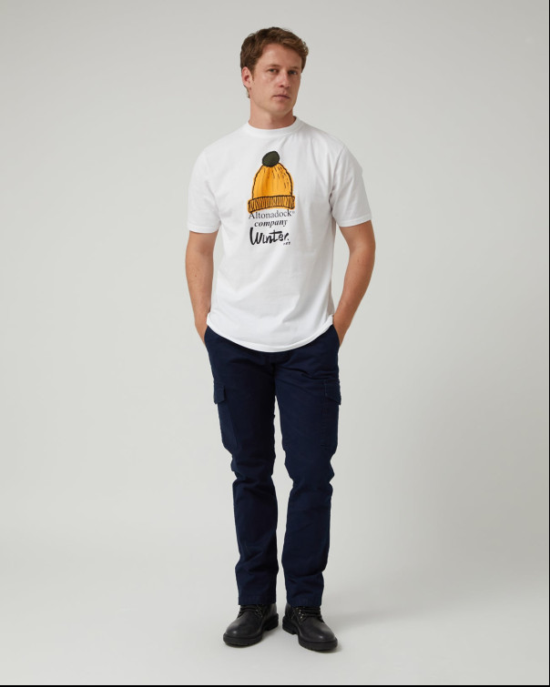 t-shirt homme  altonadock t-shirt blanco