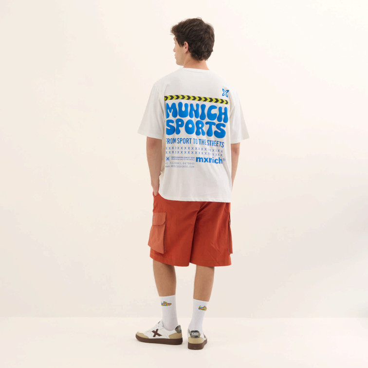 t-shirt homme  munich streetwear t-shirt white