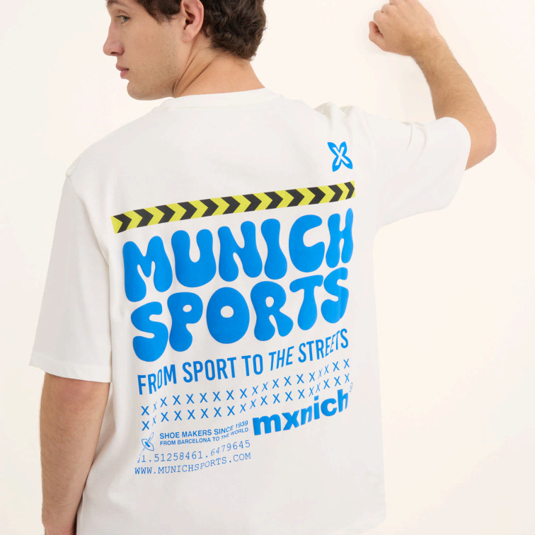 t-shirt homme  munich streetwear t-shirt white