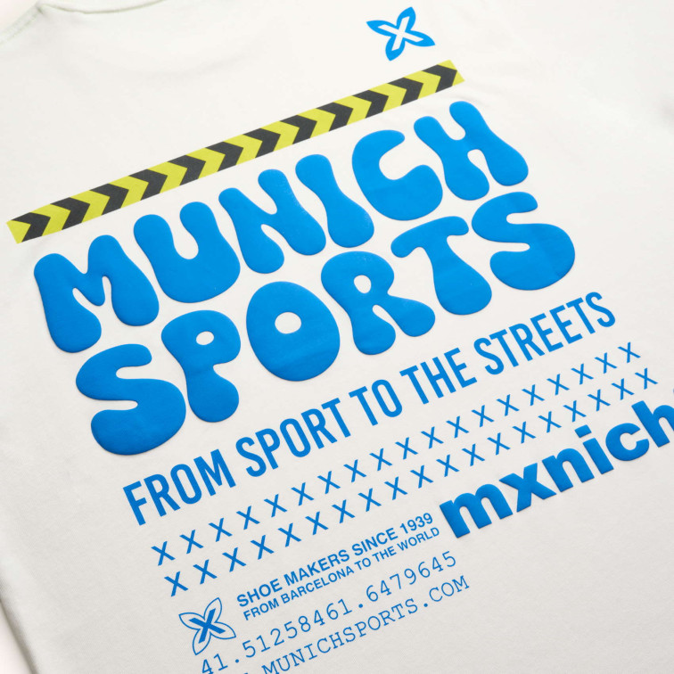 t-shirt homme  munich streetwear t-shirt white