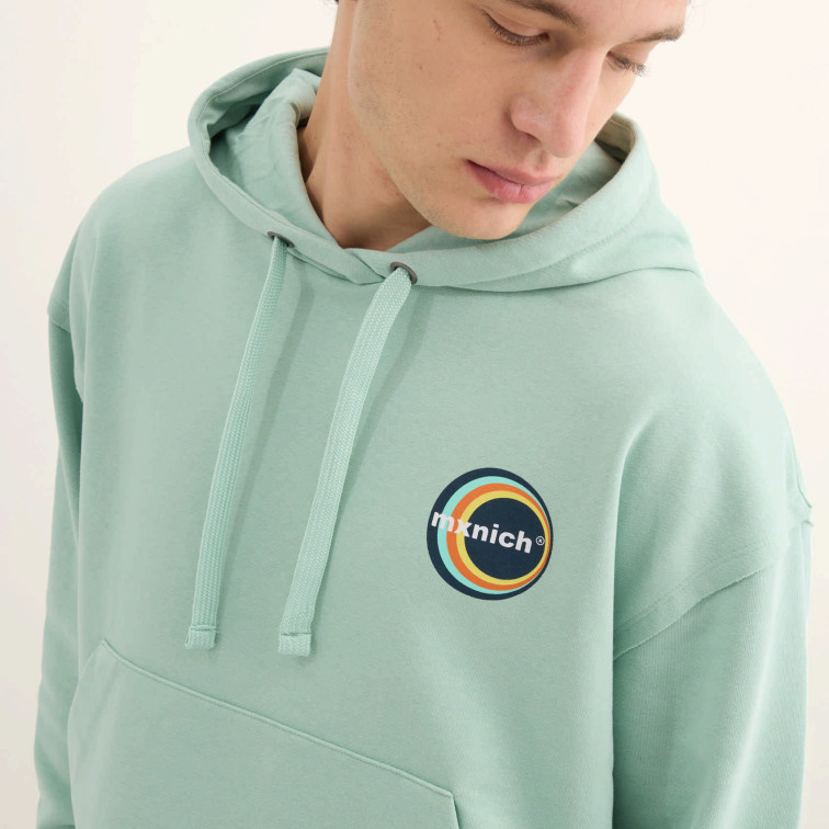 sweat-shirt homme  munich streetwear hoodie rack mint