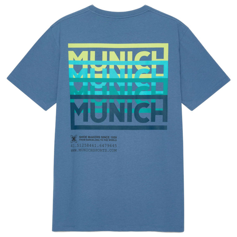 t-shirt homme  munich lifestyle t-shirt joe blue