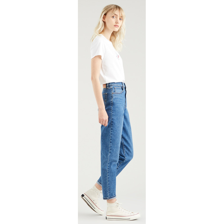 jeans femme  levis high waisted mom jean fit the