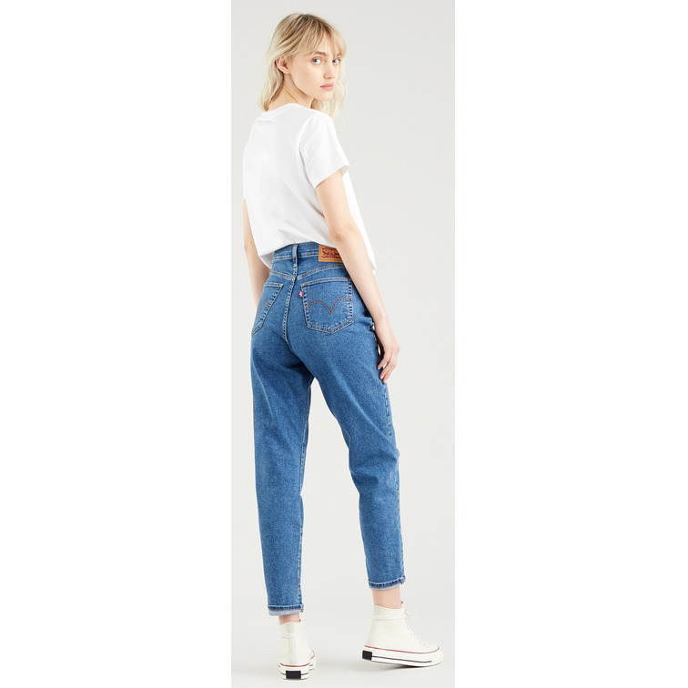 jeans femme  levis high waisted mom jean fit the
