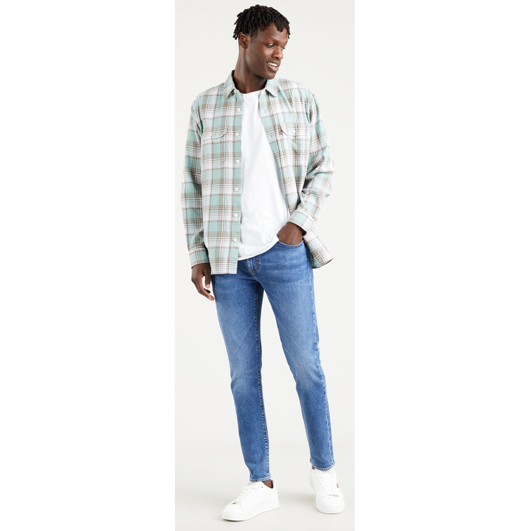jeans homme levi's 512 slim taper corfu how blue