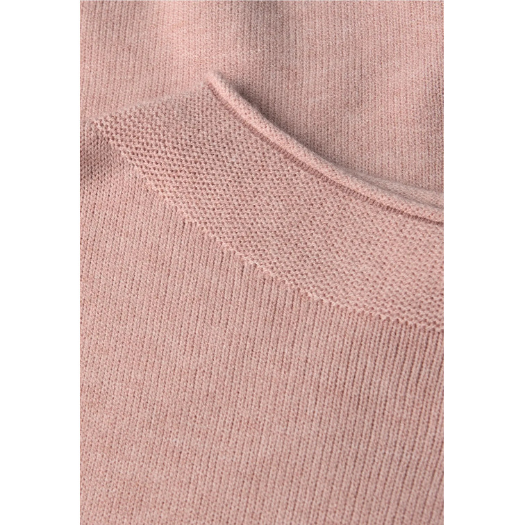 maillot femme  street qr_rolled edge collar sweater