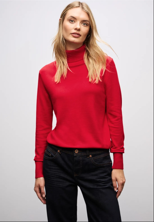 t-shirt femme  street ltd qr_basic roll-neck