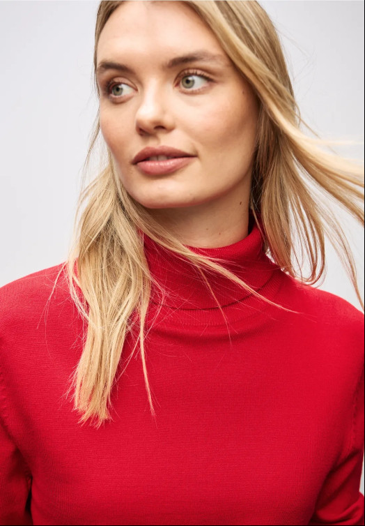 t-shirt femme  street ltd qr_basic roll-neck