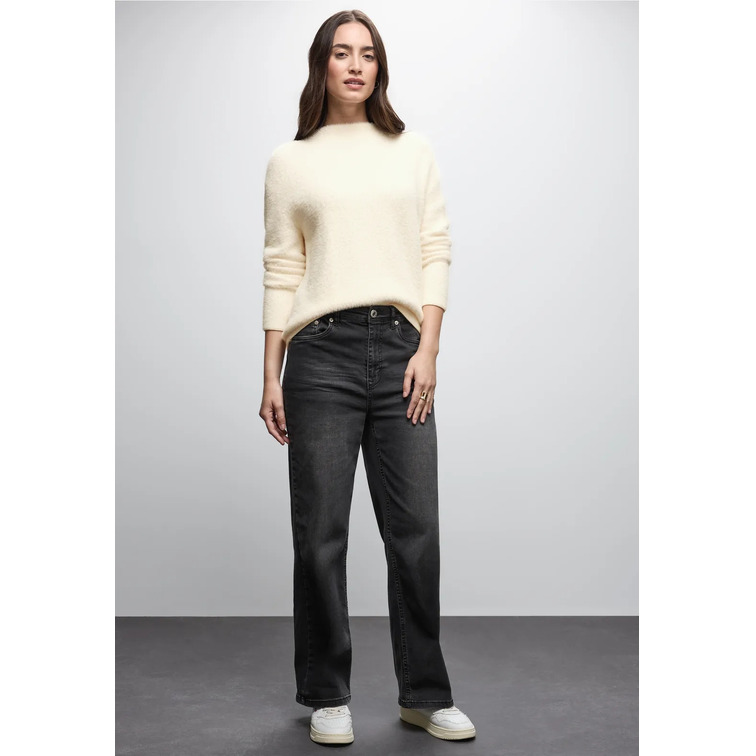 maillot femme  street ltd qr_fluffy turtle sweater