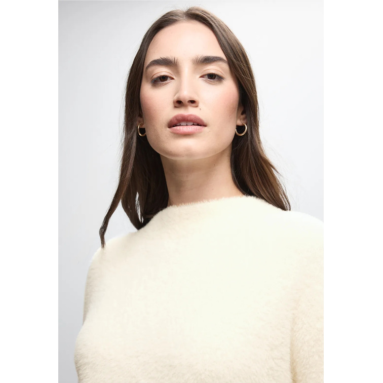 maillot femme  street ltd qr_fluffy turtle sweater