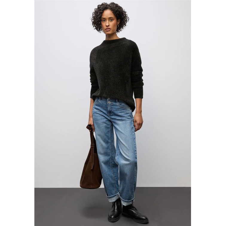 maillot femme  street ltd qr_fluffy turtle sweater