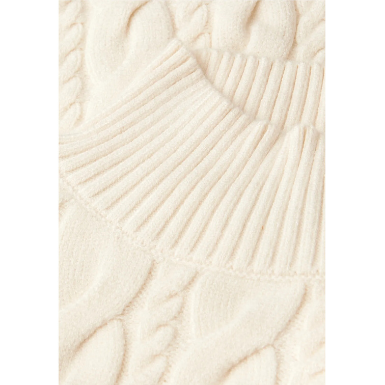 maillot femme  street ltd qr_turtle neck cable sweat