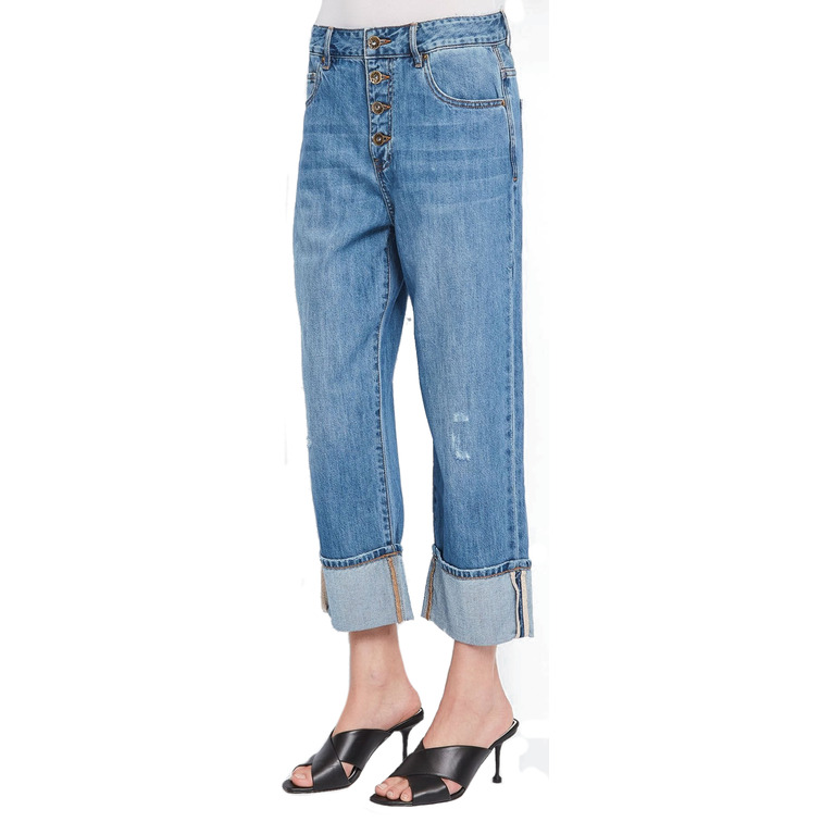 jeans femme  gaudi pantalone denim