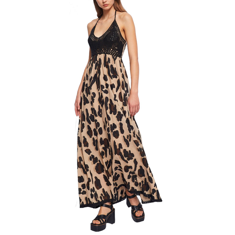 robe femme  gaudi abito lungo con top all'americ