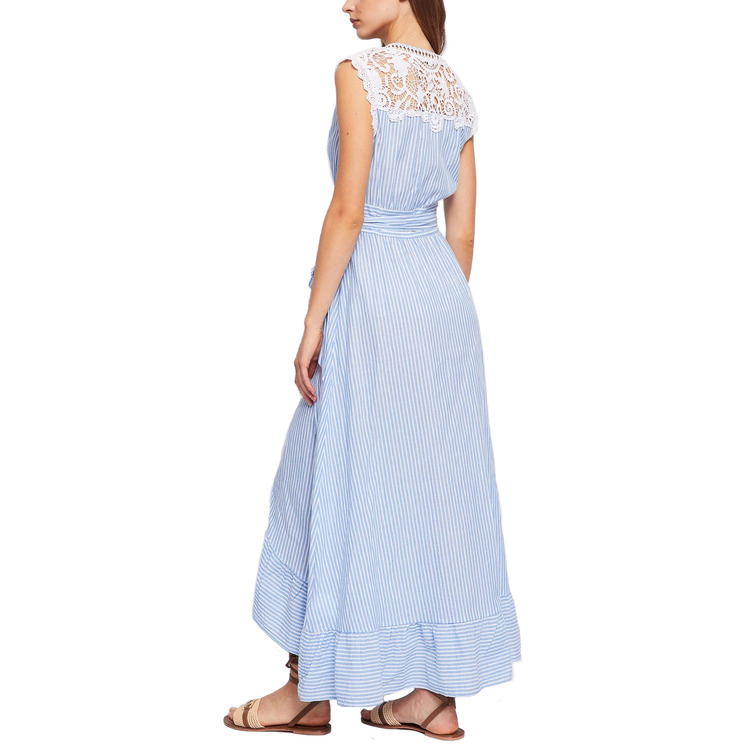 robe femme  gaudi abito lungo incrociato dav. s-