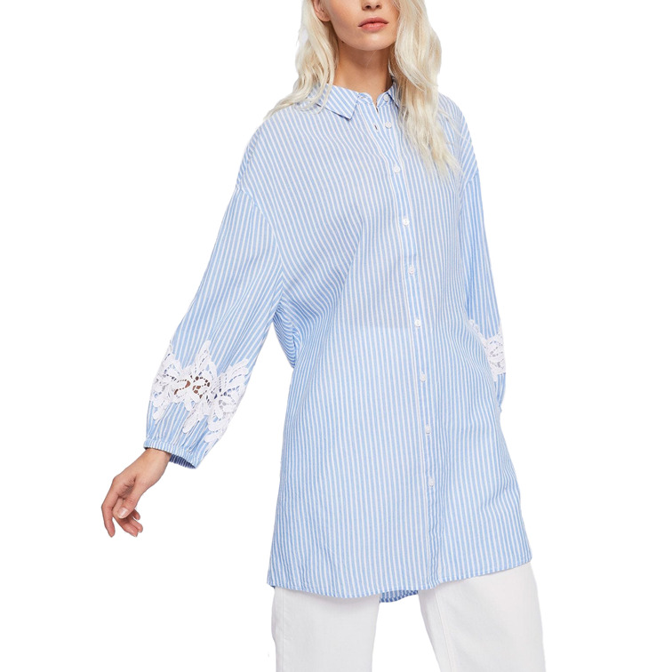 chemise femme  gaudi maxi camicia m-lunga