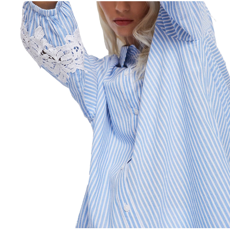chemise femme  gaudi maxi camicia m-lunga