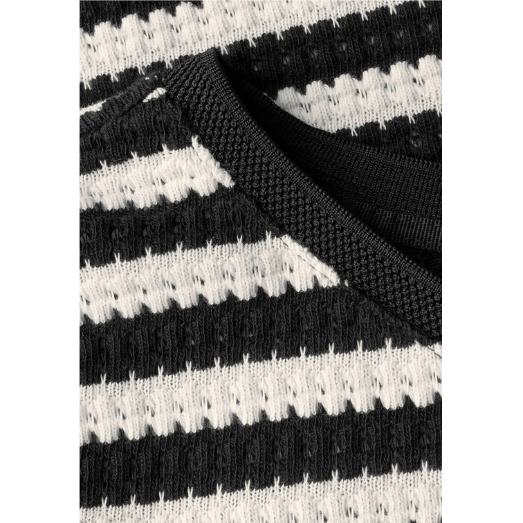 t-shirt femme  street ltd qr summer yds stripe knit