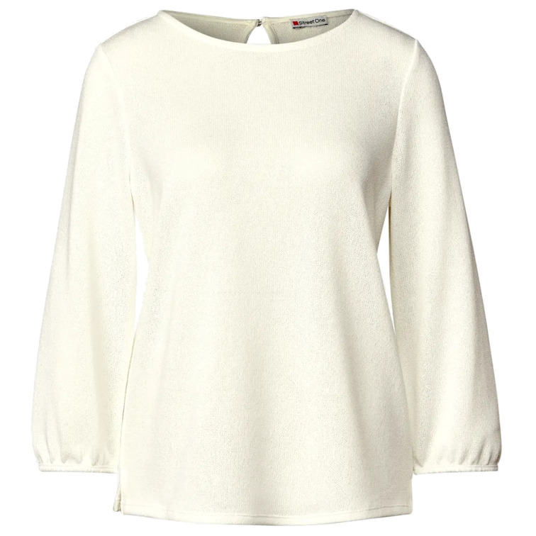 chemise femme  street knit look shirt 3/4 sleeves