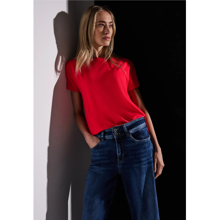 t-shirt femme  street style qr new crista