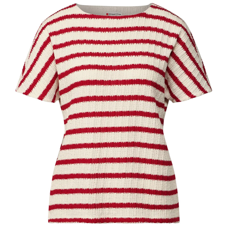t-shirt femme  street stripe structure shirt