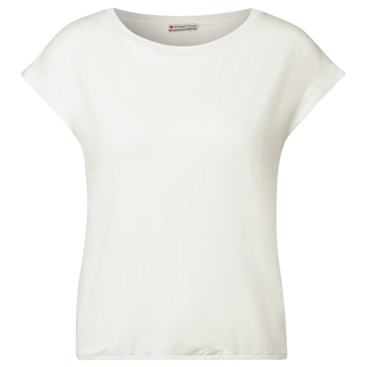 t-shirt femme  street shirt w.deco neckline tape