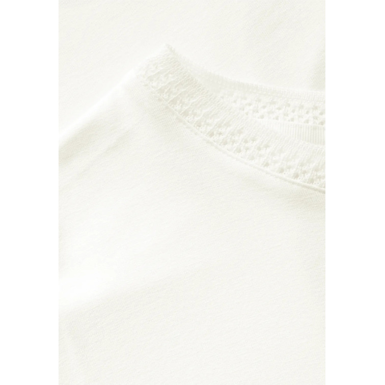 t-shirt femme  street shirt w.deco neckline tape