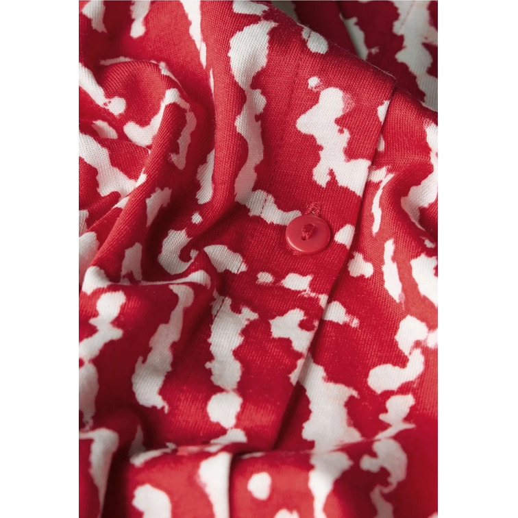 t-shirt femme  street printed shirt w.button panel