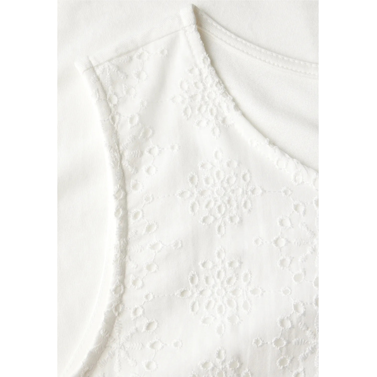 chemise femme  street embroidered mat-mix top