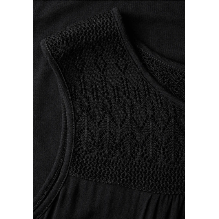 chemise femme  street mat-mix top w.ajour yoke