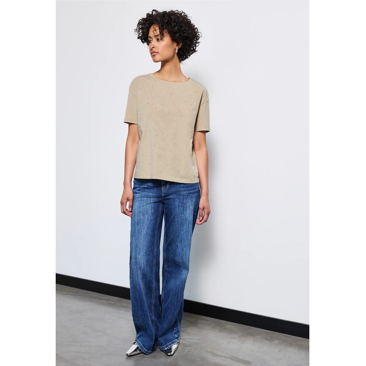 chemise femme  street washed stone artwork shirt