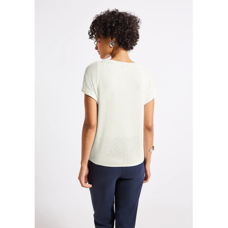 t-shirt femme  street summer knit look shirt