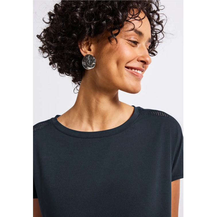 t-shirt femme  street ltd qr maillot shirt w.mesh ins