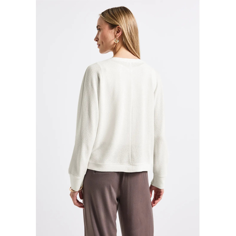  street knit look batwing jacket