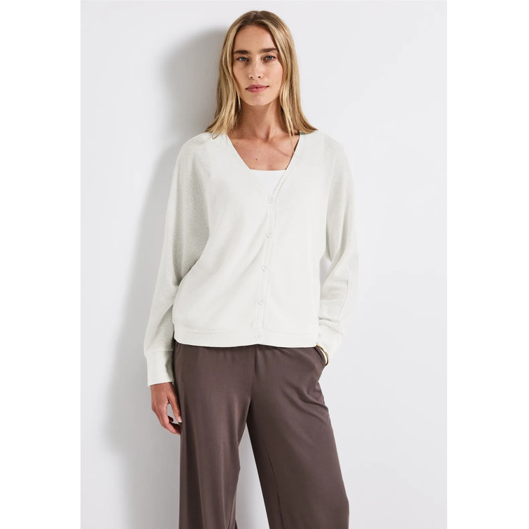  street knit look batwing jacket