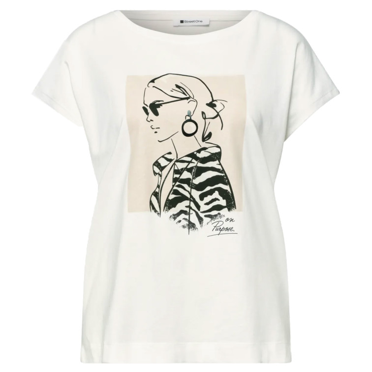 femme lady print shirt 30108